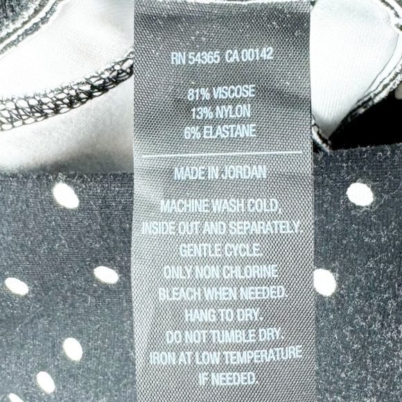 Luxe Slims Black and White Polka Dot Legging Size 14 - 16 - Picture 6 of 6